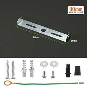 Placa de soporte de fijación de luz para rosetón de techo de 110 mm, accesorios ~2393
