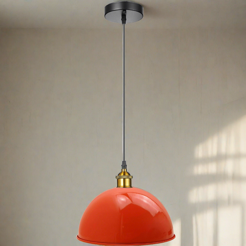 Orange Metal Ceiling Lampshade Pendant Light Shade 40cm~1847