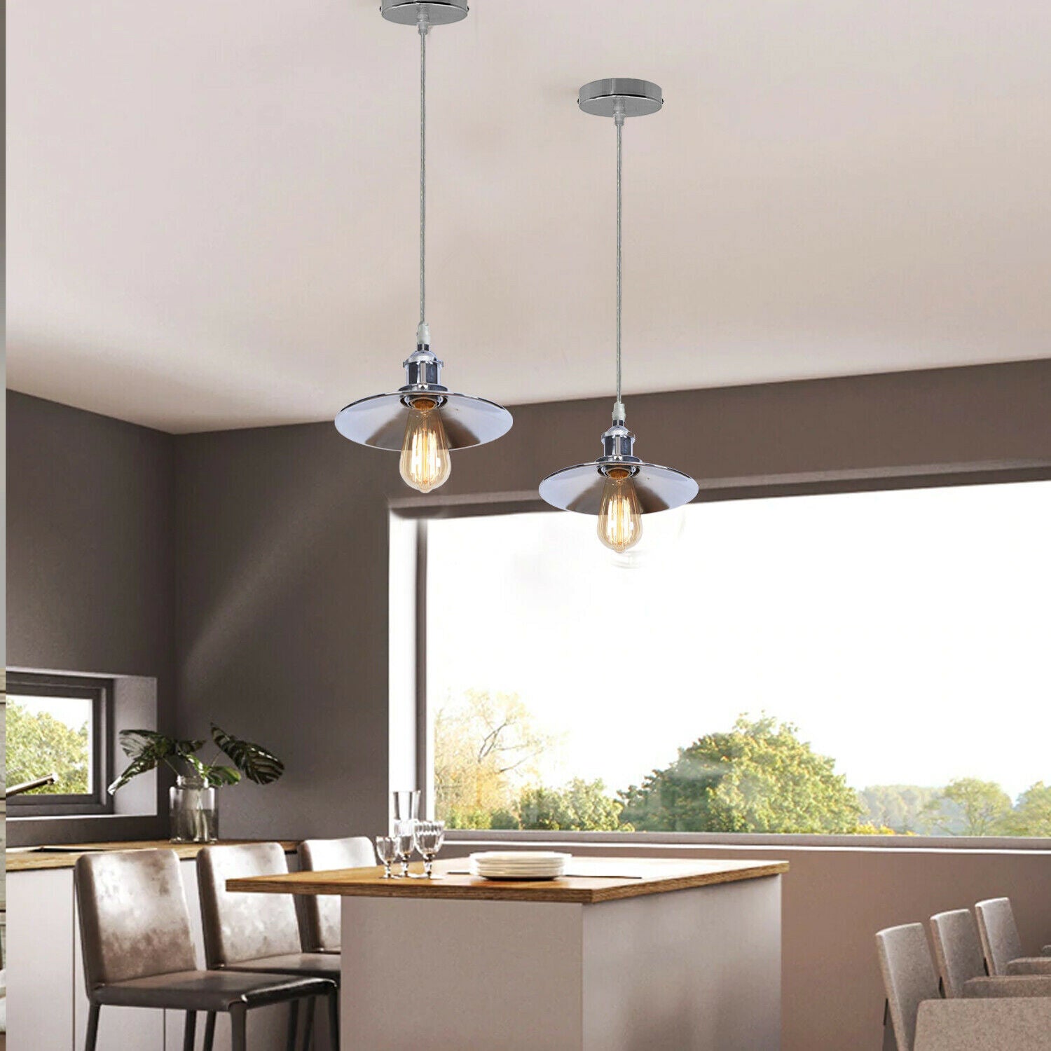 copper metallic pendant lamp Copper alloy indoor hanging lamp Stylish copper dome ceiling fixture Modern copper pendant chandelier Ceiling-mounted copper pendant light Minimalist silver pendant lamp Aluminum finish pendant light Kitchen island pendant lighting Ceiling mounted pendant lamp Residential industrial pendant light Stylish metallic pendant fixture bedroom lamp