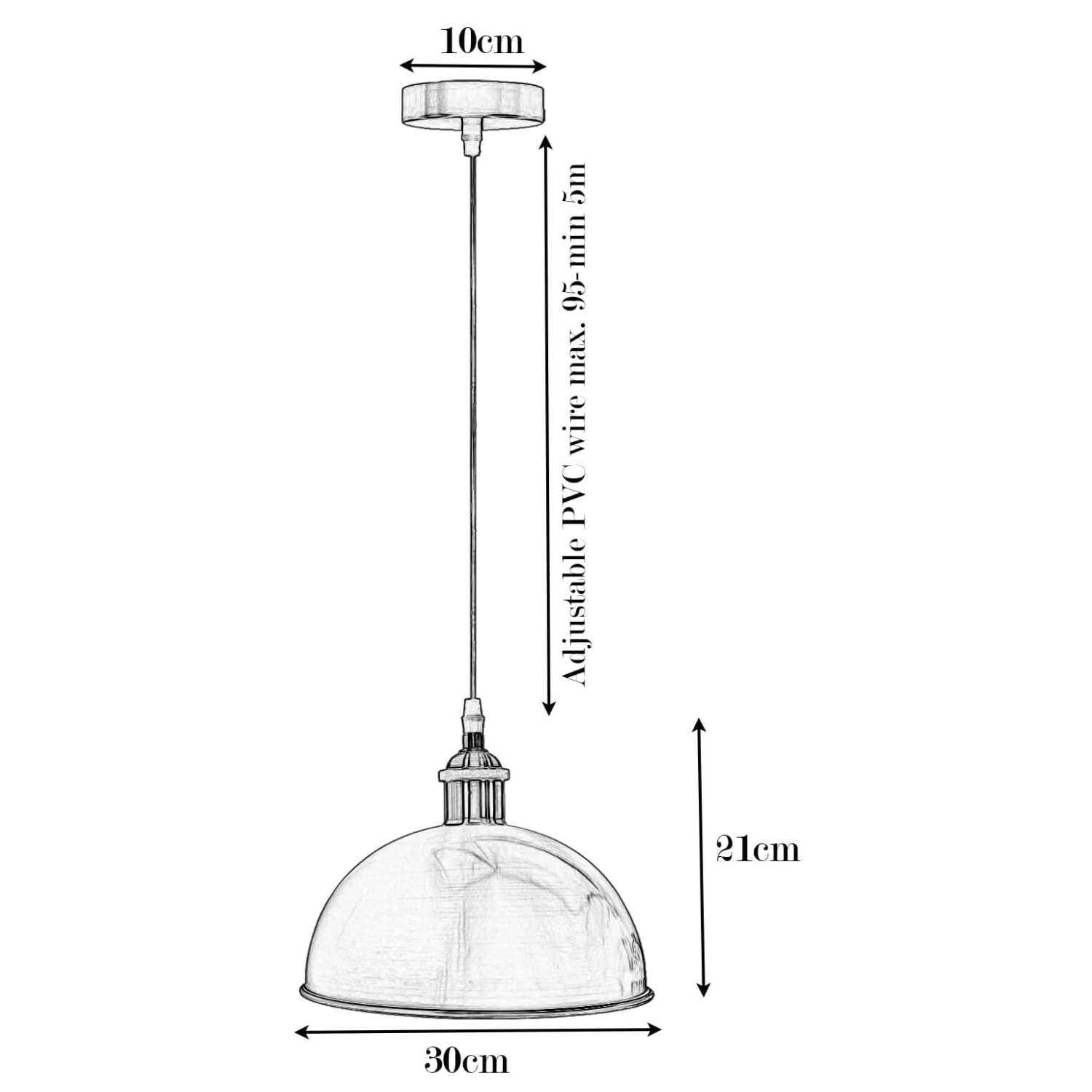 copper metallic pendant lamp Copper alloy indoor hanging lamp Stylish copper dome ceiling fixture Modern copper pendant chandelier Ceiling-mounted copper pendant light