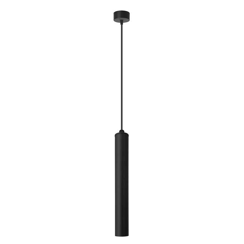 Modern Cylinder Black Long Tube Pendant Lights for Kitchen Island, Bar, Cafe