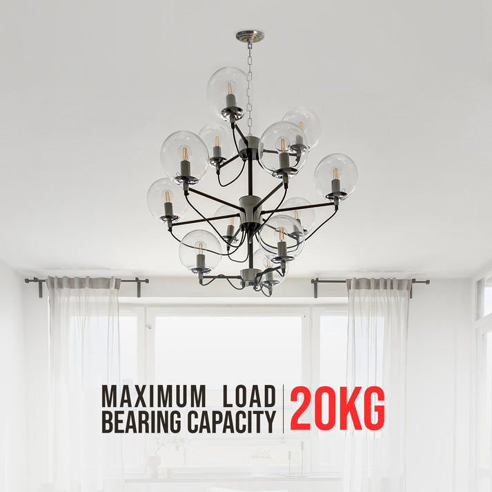 Ledsone steel chain reel on a white background.