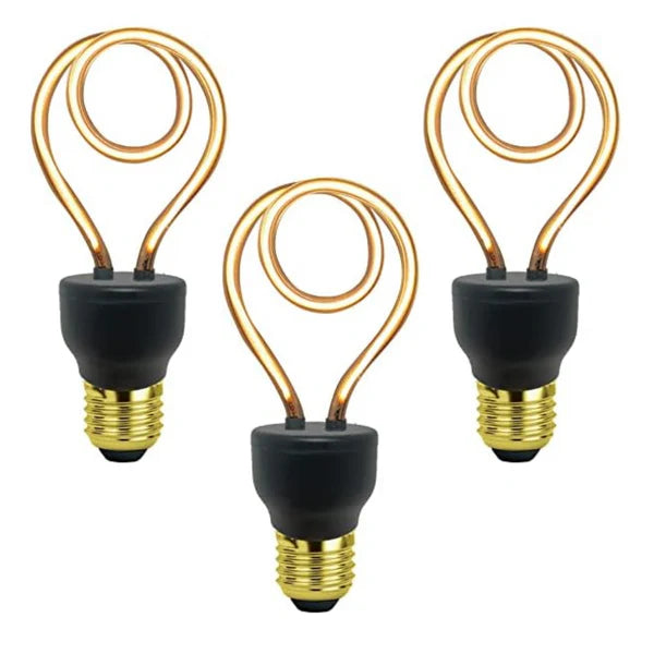 Vintage LED Neon E27 4W Verlichting Kamer Decoratieve Nachtlampjes Filament Schroeflamp ~5628 – 3-pack