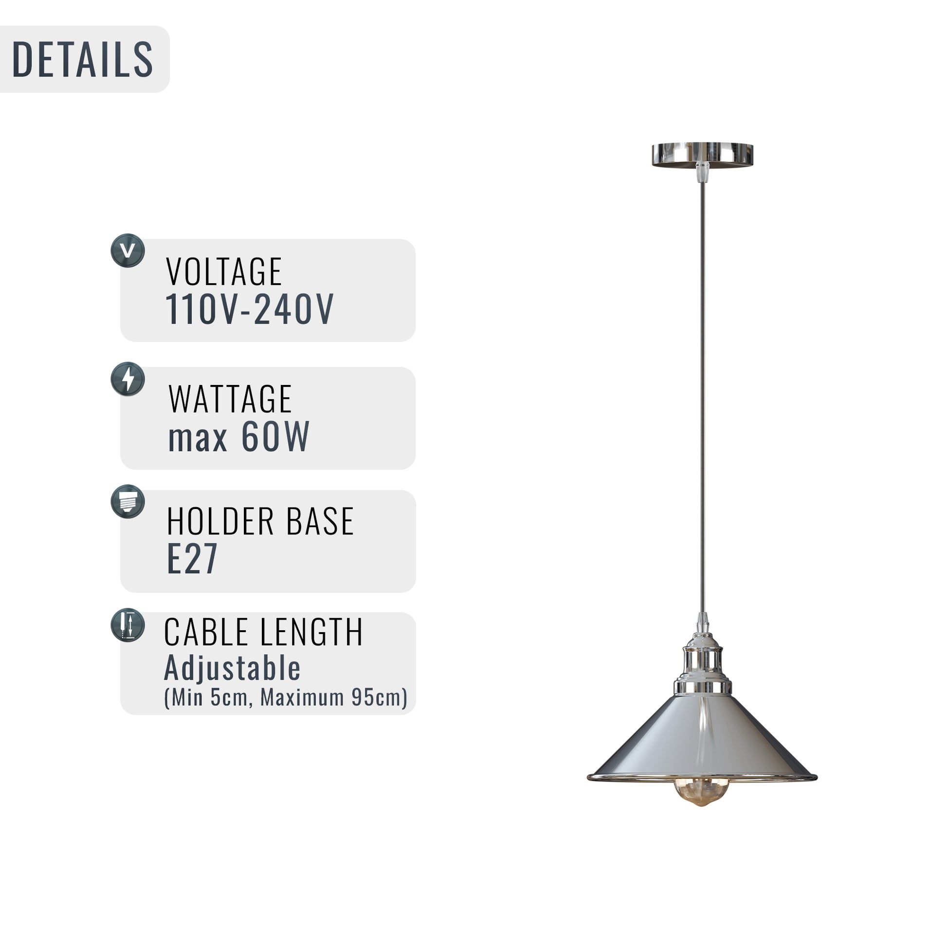 Adjustable Ceiling pendant light  