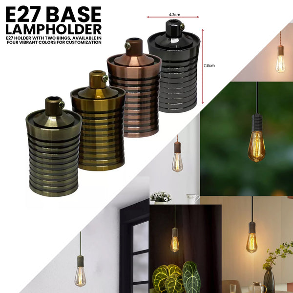 E27 Ceiling Lamp Holder Durable Light Fitting – LEDSone UK Ltd