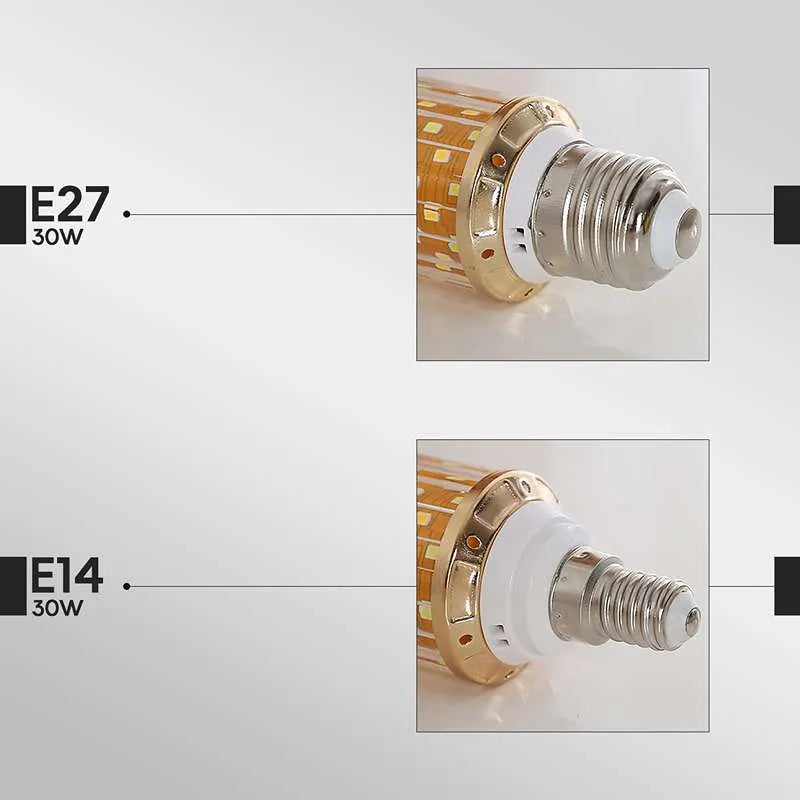  LED Corn Bulbs E14 E27 Screw 30W  Light Bulb