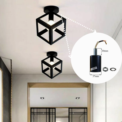 Portalámparas con base de rosca Edison E27 de 60 W máx. ~4924