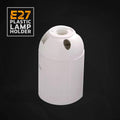 E27 White Bakelite Lamp Holder | Vintage Style Socket~2982