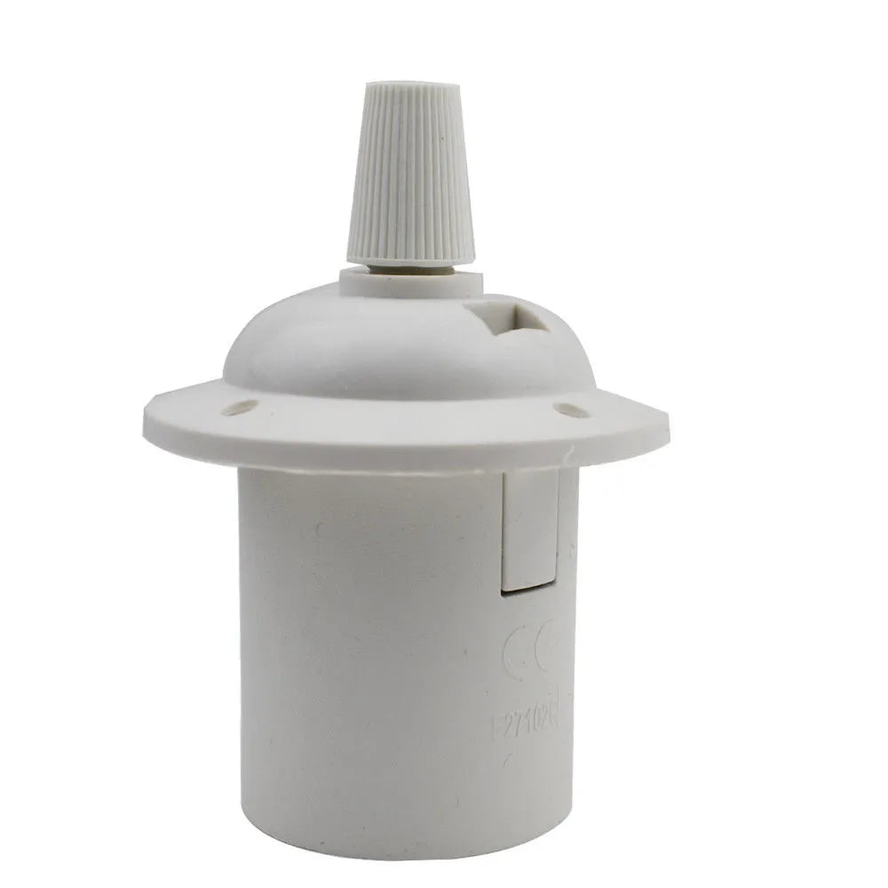 E27 lamp holder, construction holder, site holder, white lamp holder~4414