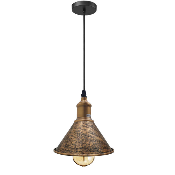Industrial Ceiling Light For Living Room~5344 – Brushed Copper / Yes