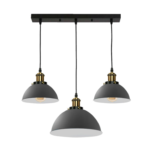 Modern 3 head Pendant Light fixture  in Dome shape~6205