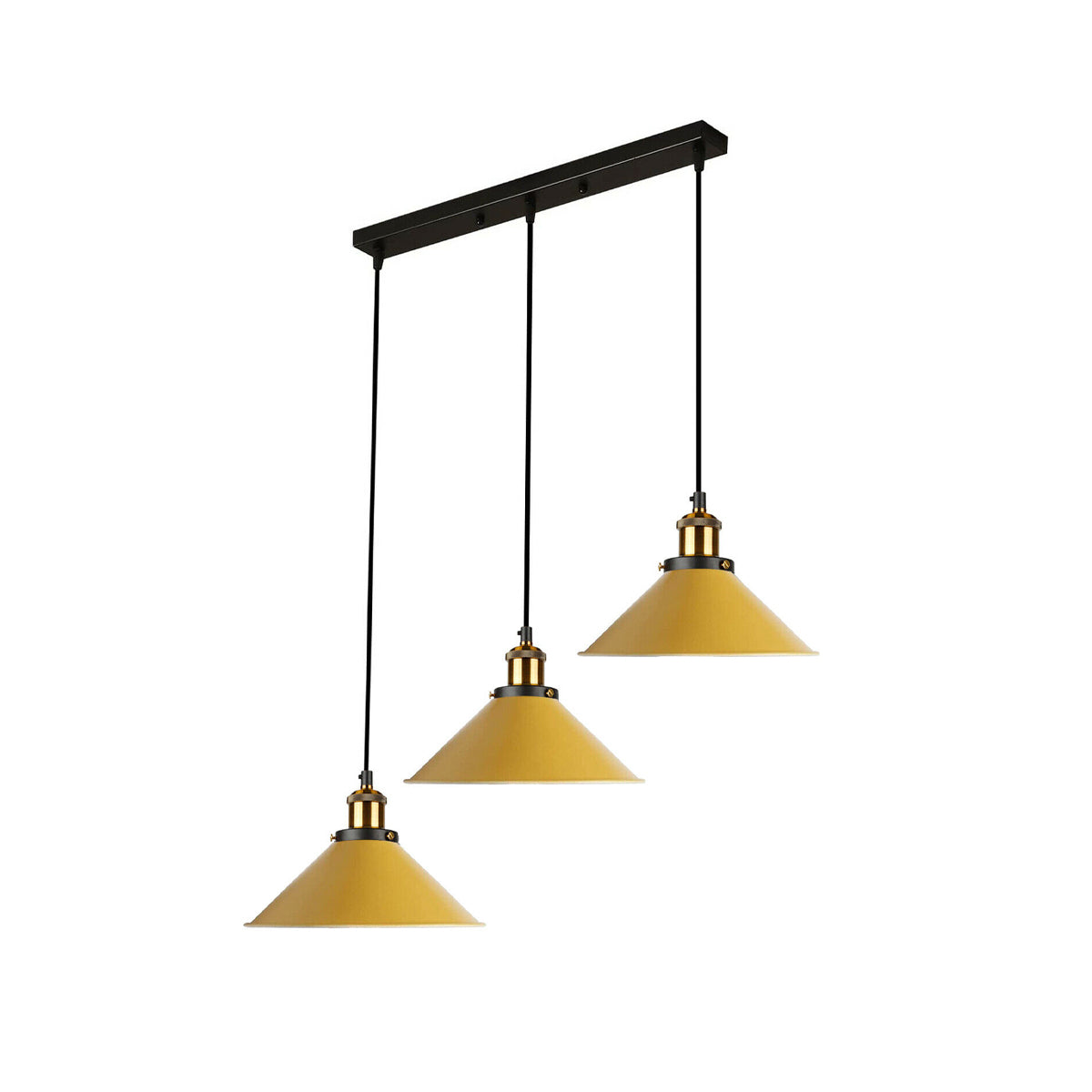 Metal Lampshade Ceiling Fixture