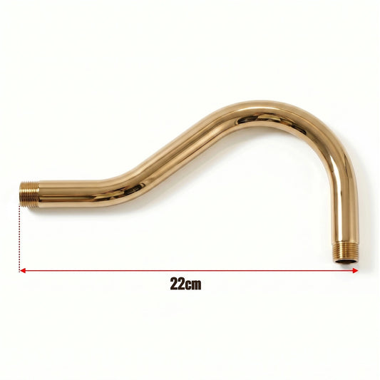 Zwanenhalsbocht buisfitting Metaal 20mm Buitendraad -5653