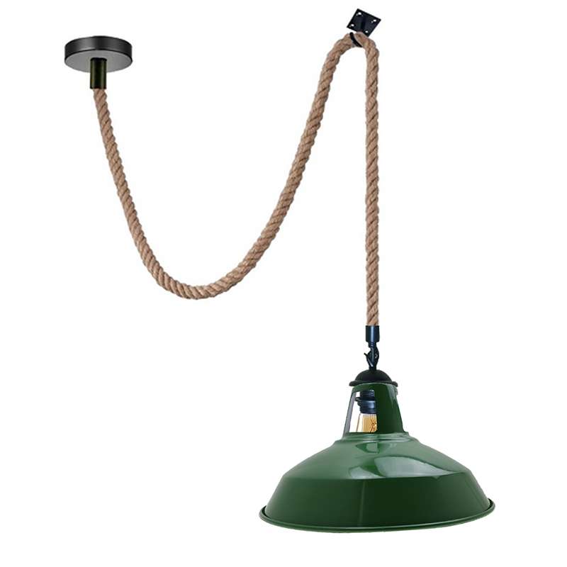 green withbulb Vintage Industrial Metal Ceiling Pendant Ligh