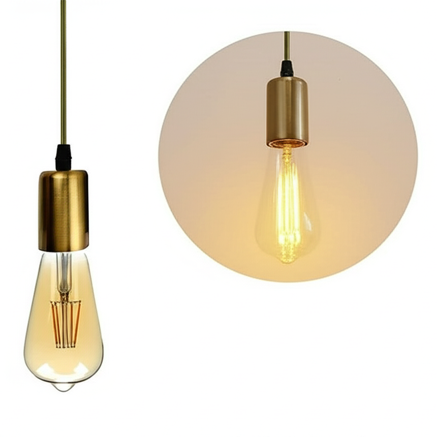 Vintage-style light bulb