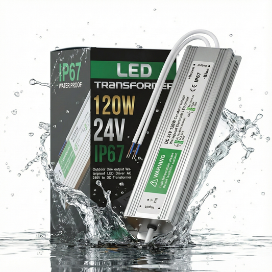 IP67 DC 24V 120W 5A LED Driver Constant Power Supply Transformer~3306