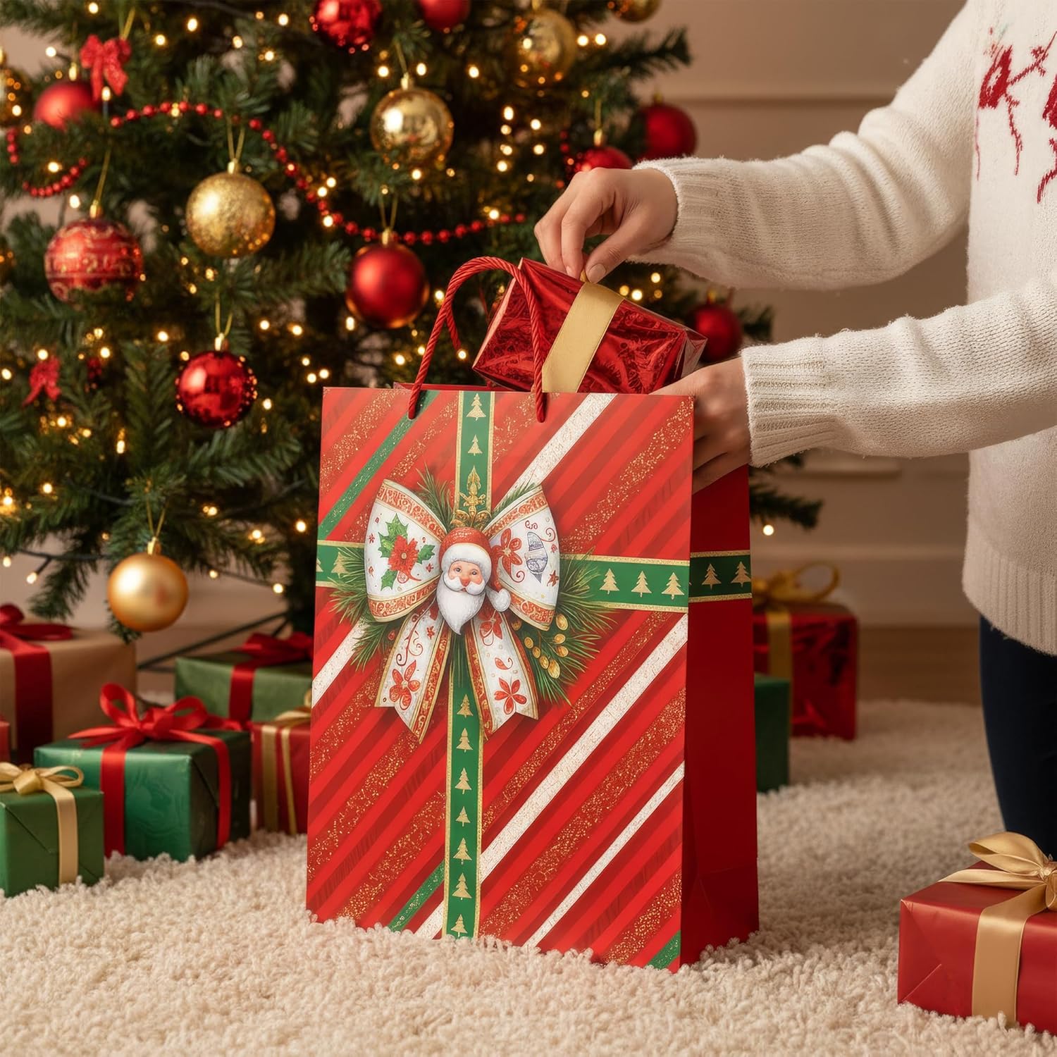 Gift bag for christmas