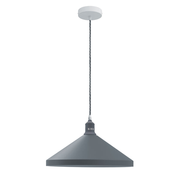 Minimalist lighting Cone Pendant Light Fixture ~5412 – Gray / No