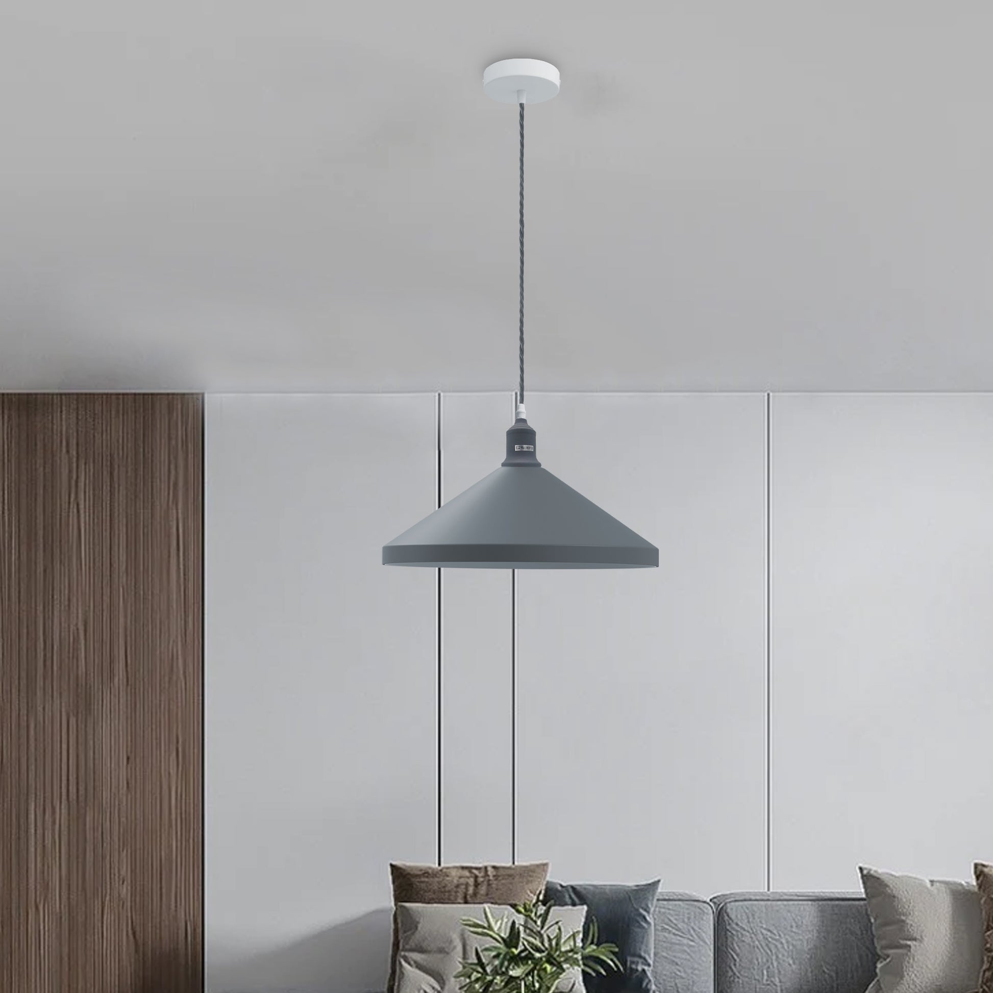 Gray ceiling pendant Lamp light