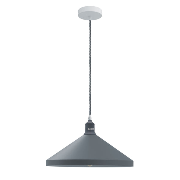 Minimalist lighting Cone Pendant Light Fixture ~5412 – Gray / Yes