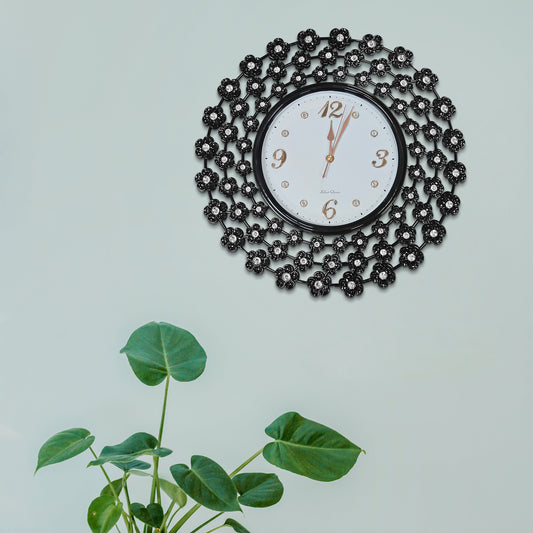 Decorative Floral Artwork Wall Clock