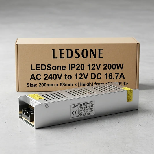 Mini 12V LED Transformer Universal for Flexible LED Strips~3326