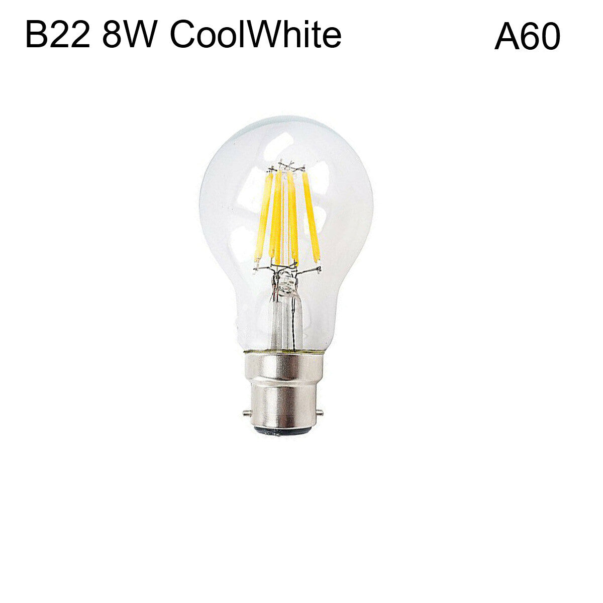 LED light bulb with B22 base