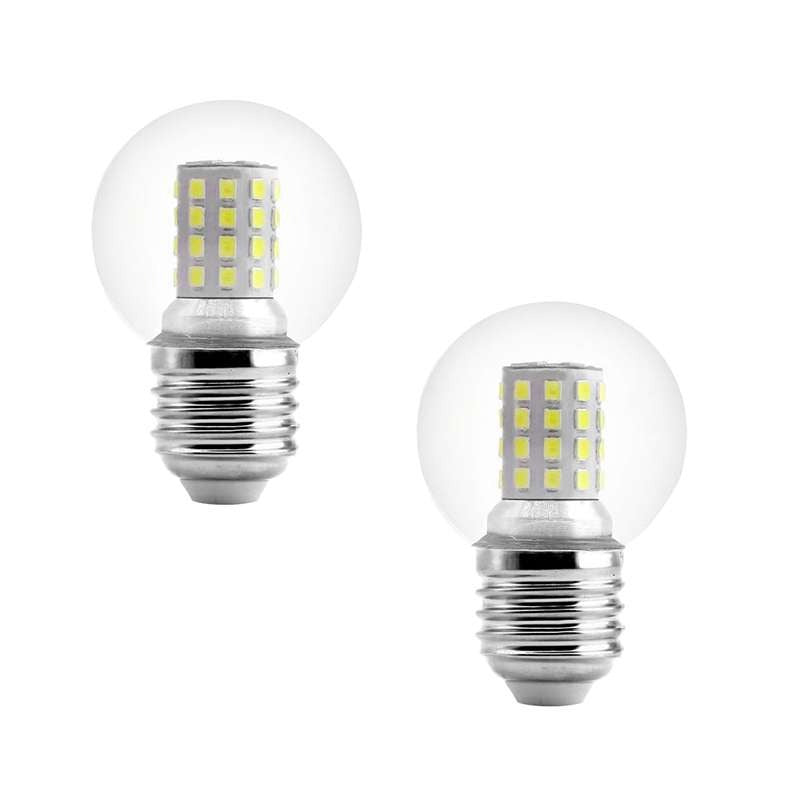 E27 5W LED Globe Light Bulb-2 Pack