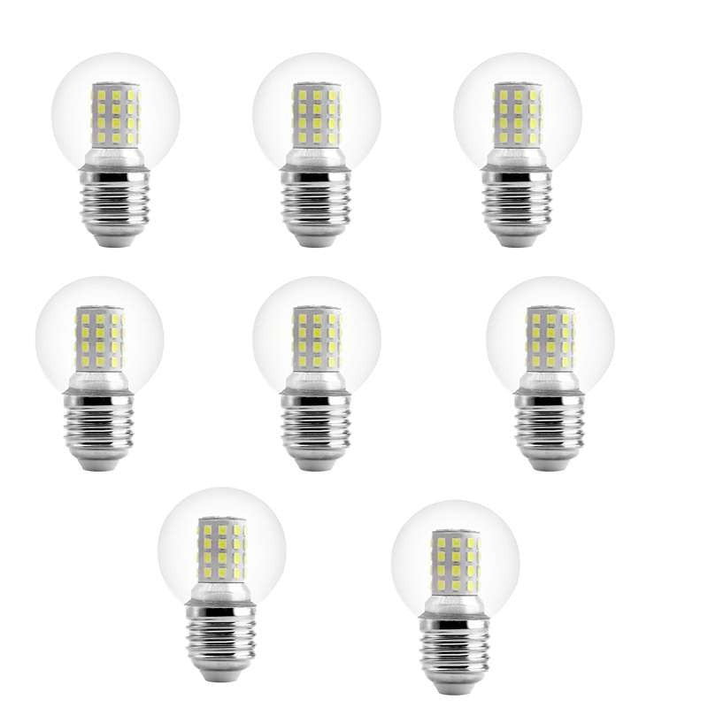 E27 5W LED Globe Light Bulb-8 pack