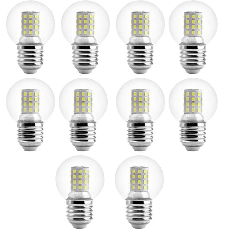 E27 5W LED Globe Light Bulb-10 pack