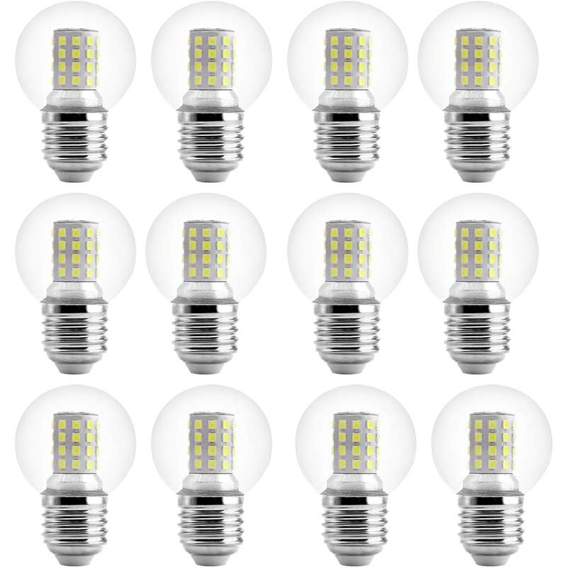 E27 5W LED Globe Light Bulb-12 pack