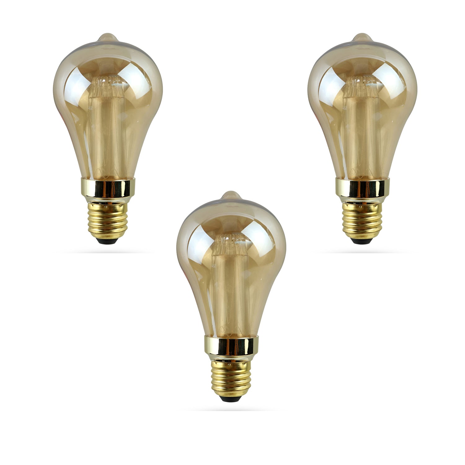 E27 Vintage Edison light bulb 3W Non dimmable filament bulb-3 Pack