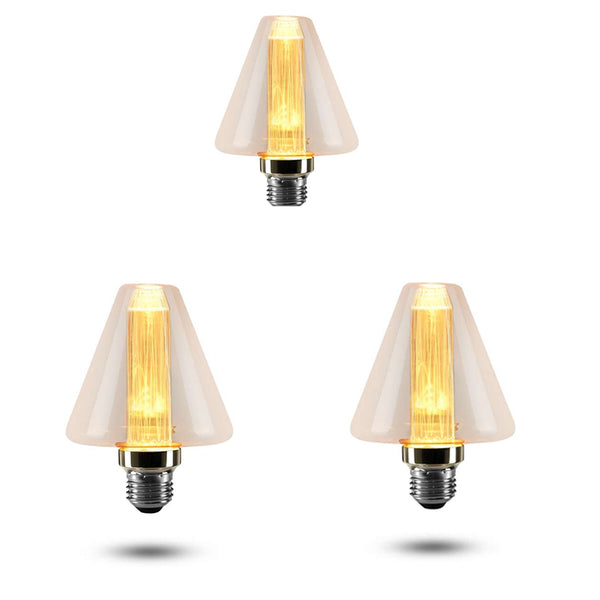 Vintage LED E27 LED-lamp 3W schroef decoratieve lamp~5076 – Pak 03