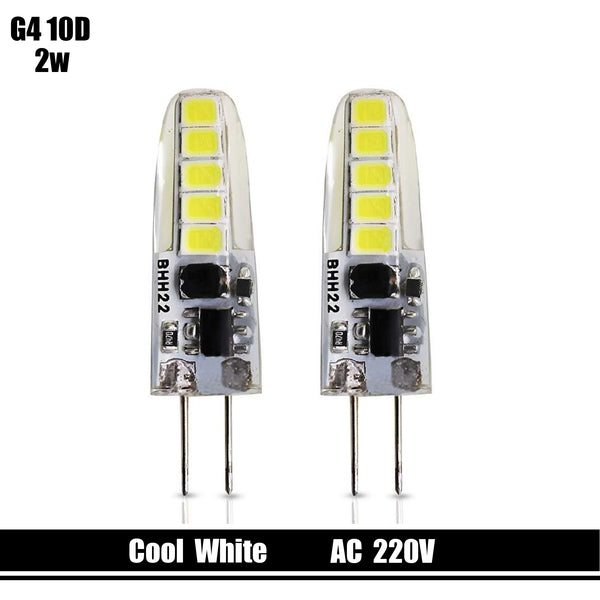 G4-diode koelwit 2W D10 AC 220V ~5624 – 2-pack