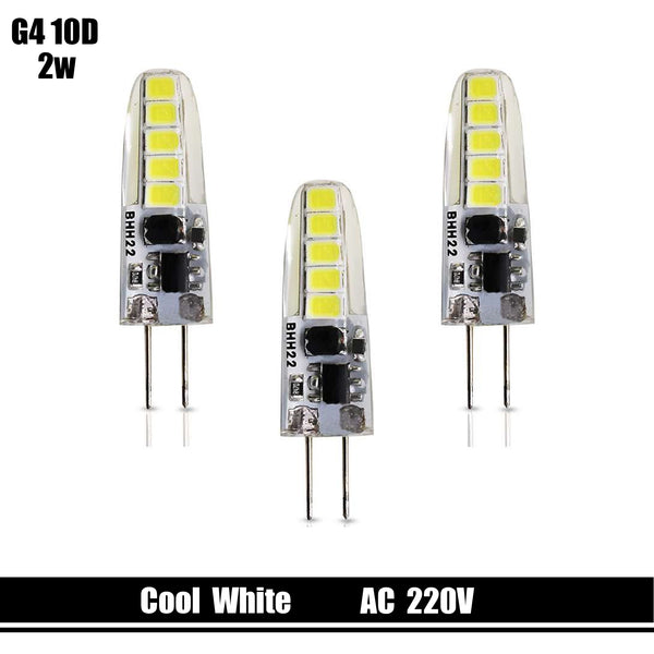 G4-diode koelwit 2W D10 AC 220V ~5624 – 3-pack