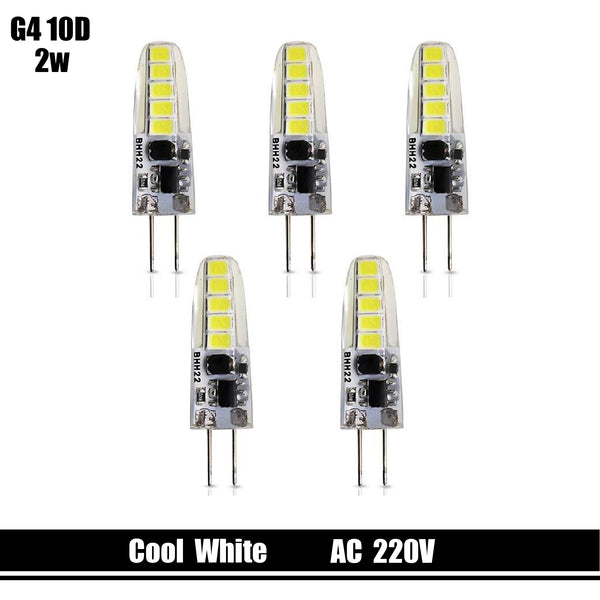 G4-diode koelwit 2W D10 AC 220V ~5624 – 5-pack