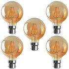 Dimmable Globe Filament LED Bulb – G125, G95 & G80 Models | B22 & E27 Base ~6736