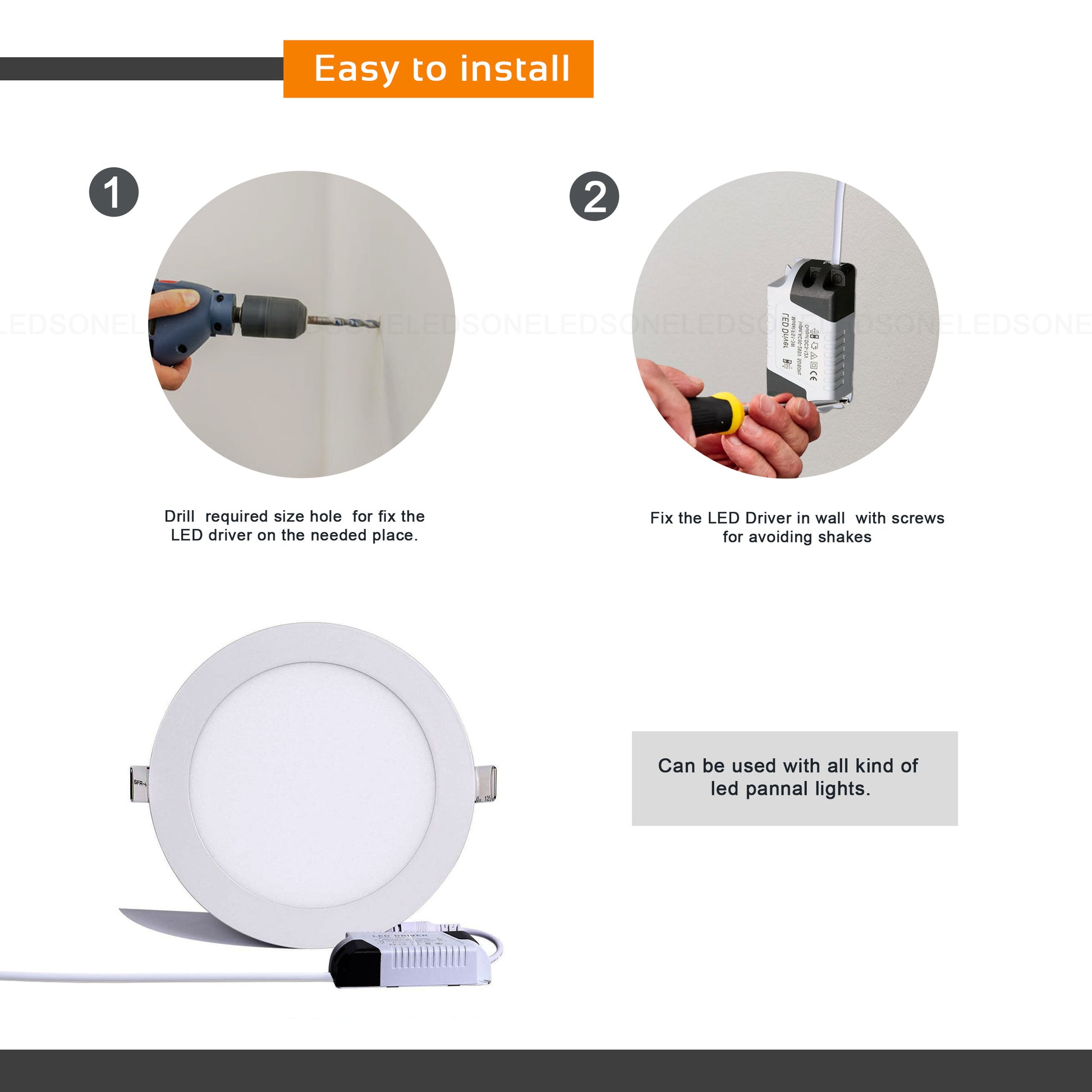 7w LED Driver - Easy to install