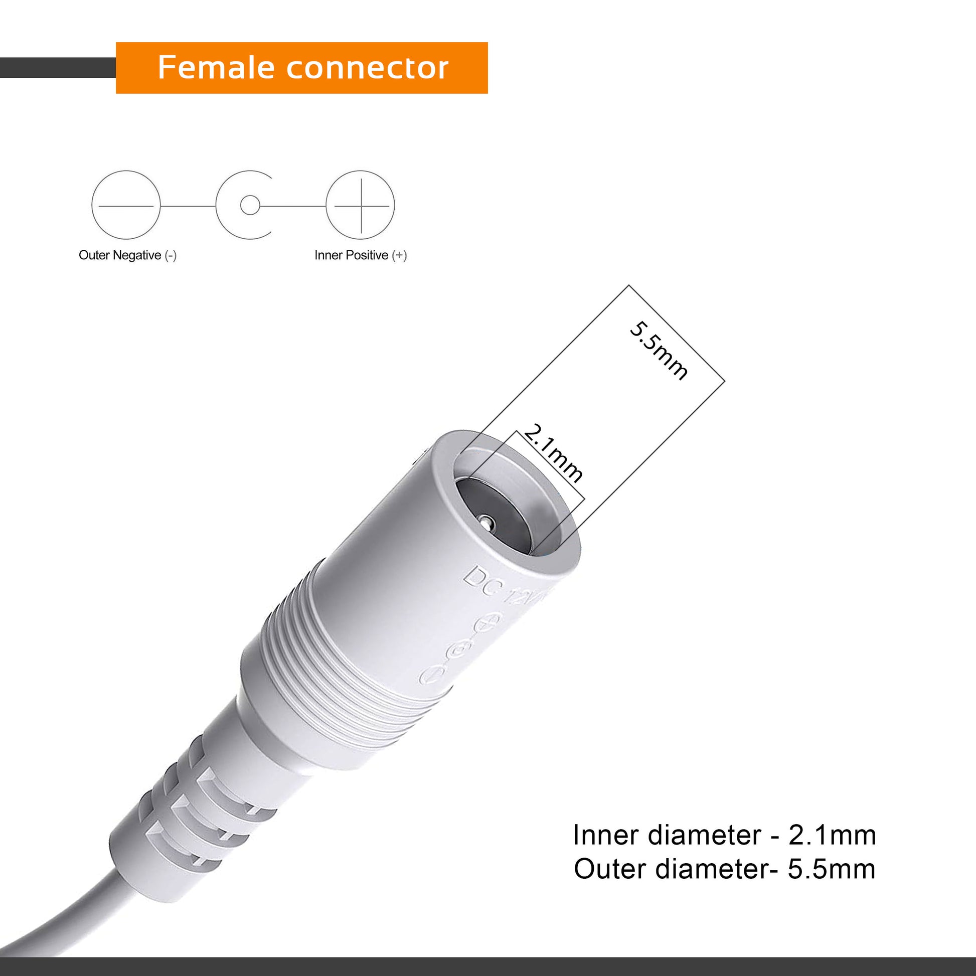 25w LED Driver Female connector