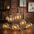 6 pack G125 E27 8W Dimmable Globe Vintage LED Retro Light Bulb~4164