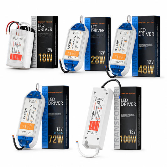 240v AC to 12v DC LED Driver 18W-100W DC Constant Voltage LED Driver ~4474