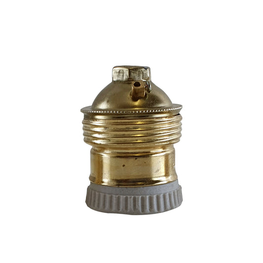 Vintage Antique Retro Metal Bulb Socket Lamp Holder E27 Bulb Light Socket  ~4928