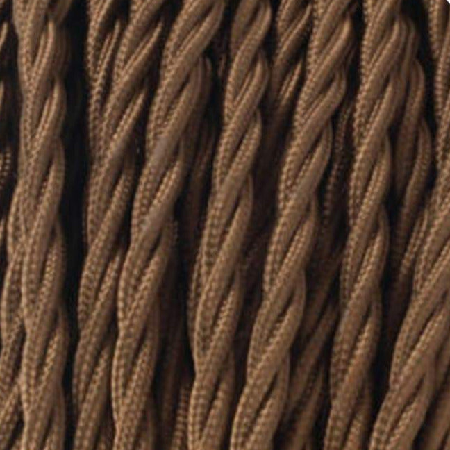 3-core-twisted-electric-cable-covered-light-brown-color-fabric-flex-0-75mm