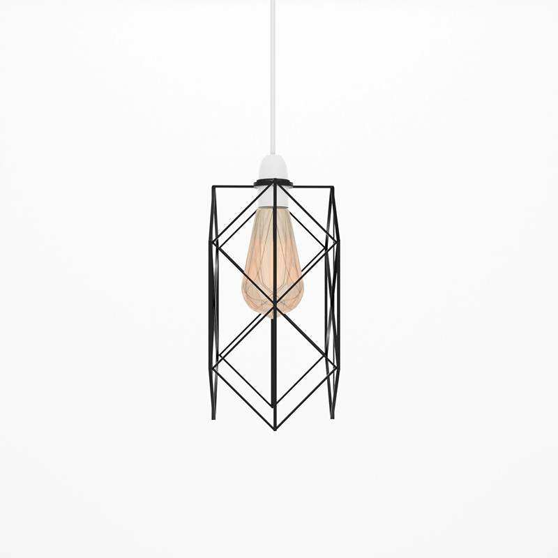 Modern Black metal Wire Cage lamp shade