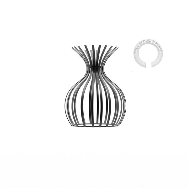 Modern Indoor Black Metal Wire Cage Lamp Shade~4762 – 1 Pack
