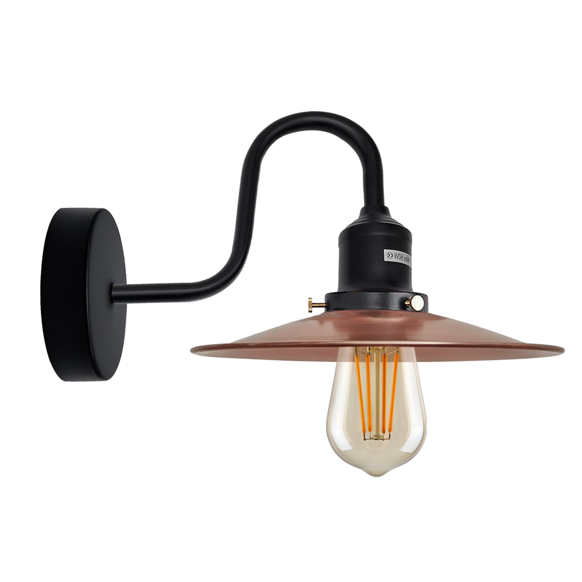 Metal Shade Wall Sconce Light wall light wall mount wall light fixture Wall Lights-Black Wall Sconces Indoor Farmhouse Barn Lights Modern Indoor Wall Mount Lighting Fixtures with E27 Socket Anti-Rust Wall Lantern