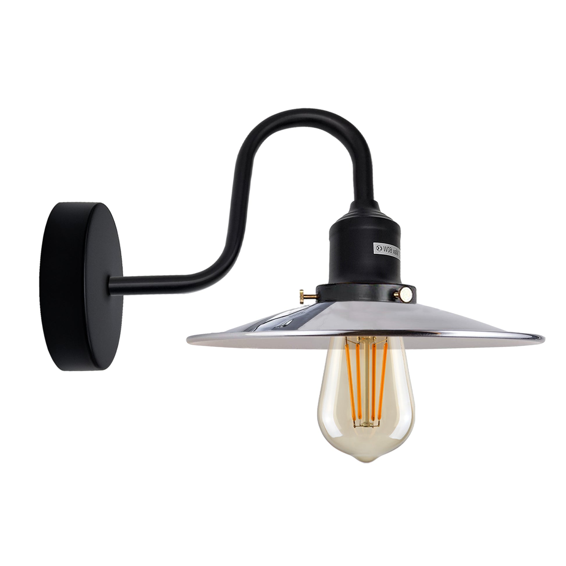 Metal Shade Wall Sconce Light wall light wall mount wall light fixture Wall Lights-Black Wall Sconces Indoor Farmhouse Barn Lights Modern Indoor Wall Mount Lighting Fixtures with E27 Socket Anti-Rust Wall Lantern