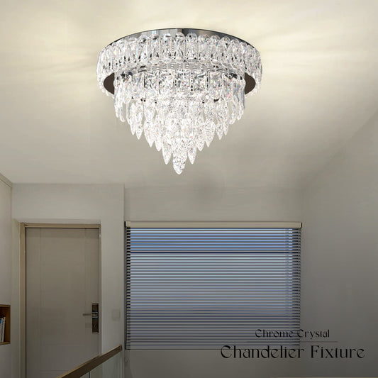 Modern Chandelier LED Crystal Ceiling Mount and Hanging Light ~5423
