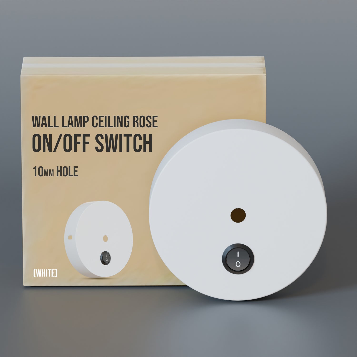 Shop switched ceiling rose White