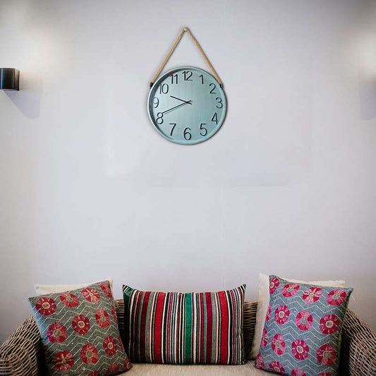 Unique Wall Clock with Rope hanger for living room